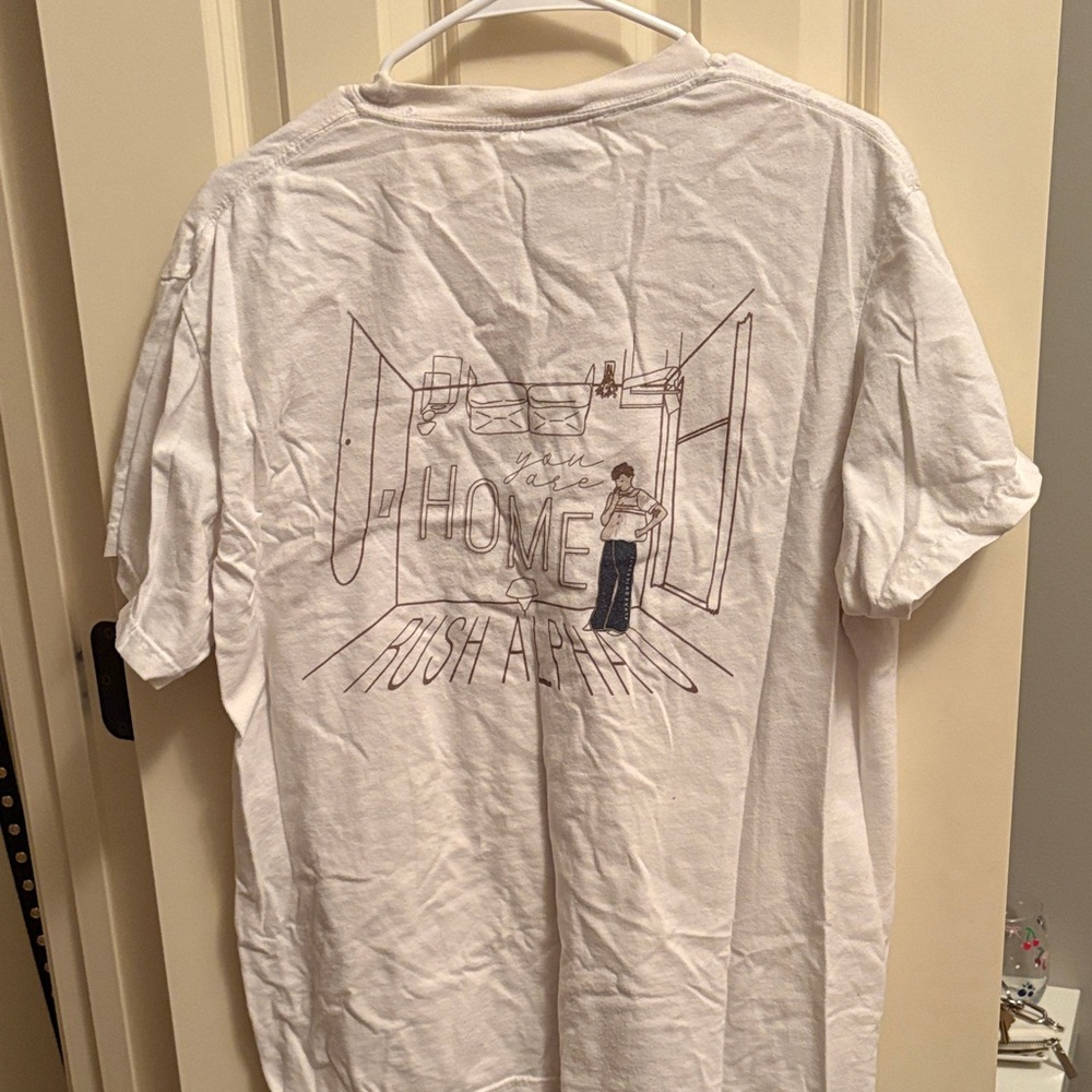 Harry Styles Sorority White Graphic T-Shirt